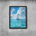Affiche - Voilier en mer - Anime