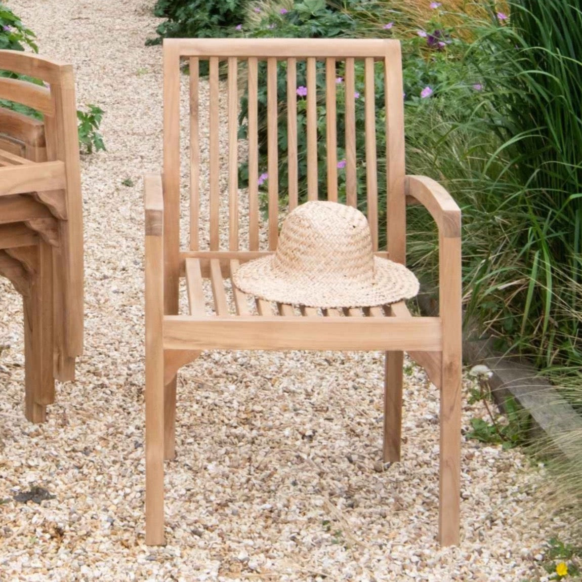 Flores Stacking Carver Chair